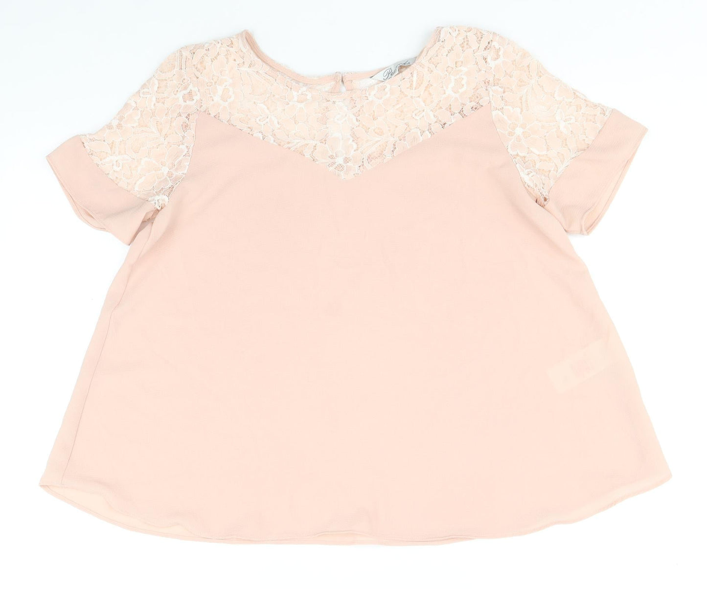 Womens UK Size 10 Peacocks Pink Basic Blouse