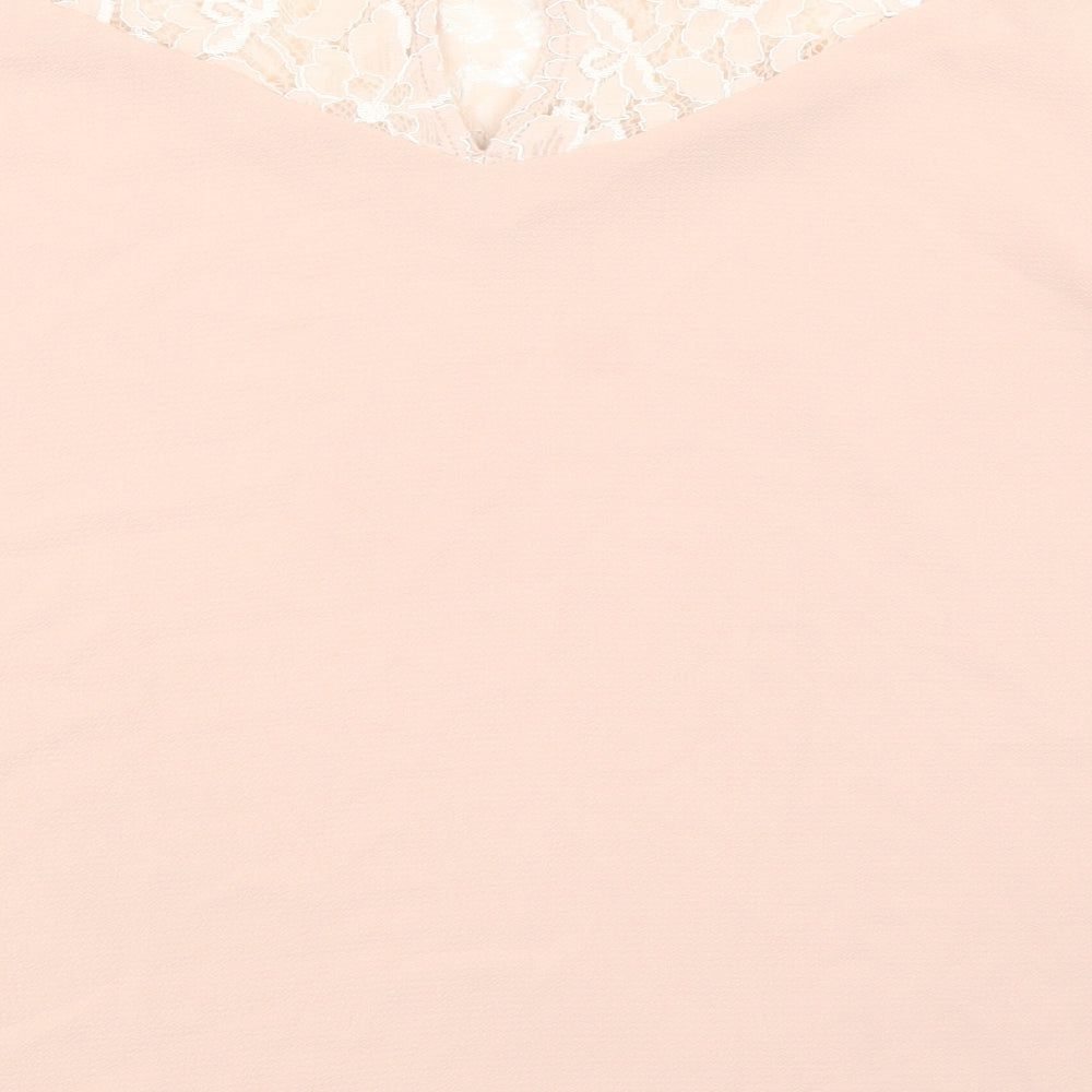 Womens UK Size 10 Peacocks Pink Basic Blouse
