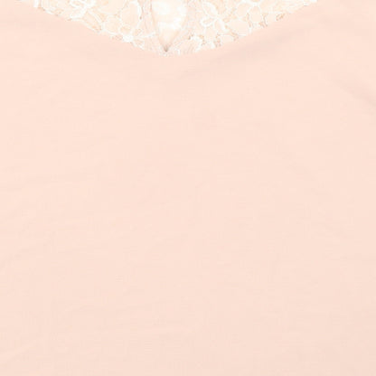 Womens UK Size 10 Peacocks Pink Basic Blouse
