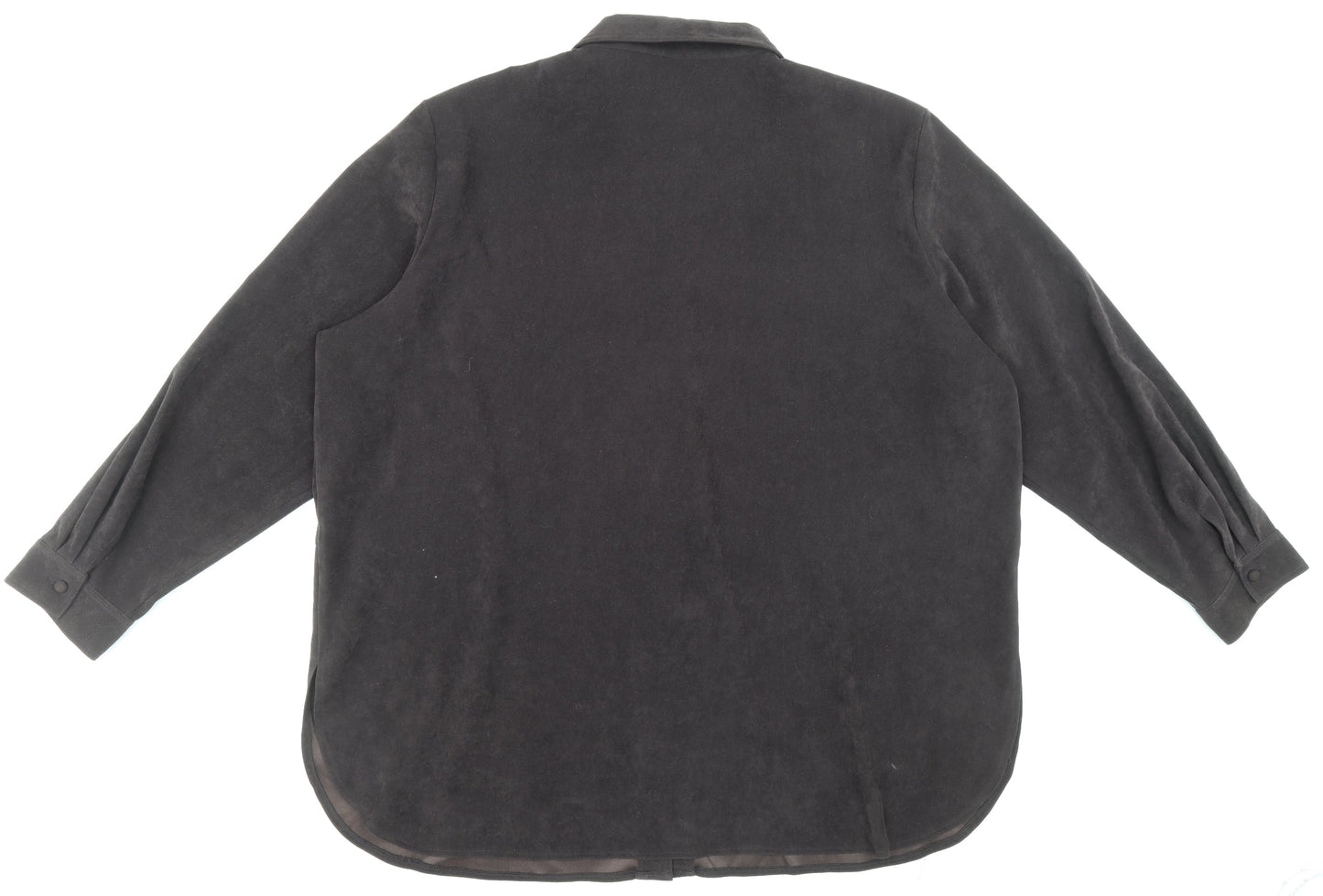 Womens UK Size 26 ELVI Brown Basic Button-Up