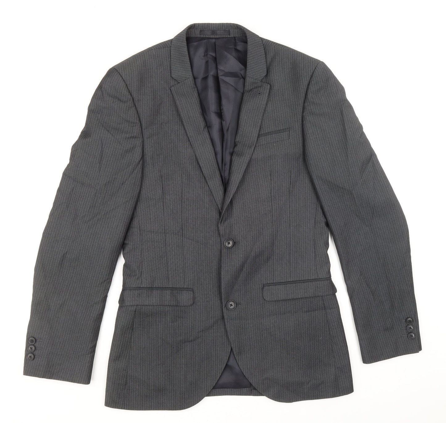 Mens UK Size 39 Marks and Spencer Regular Grey Suit Jacket