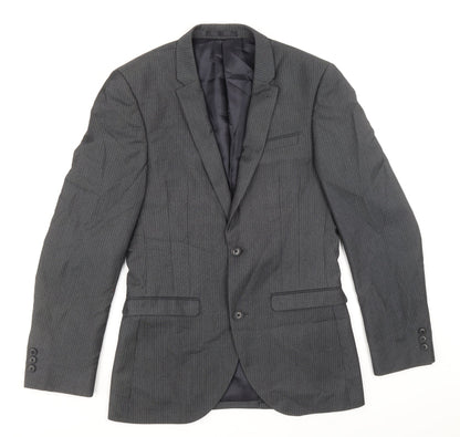 Mens UK Size 39 Marks and Spencer Regular Grey Suit Jacket