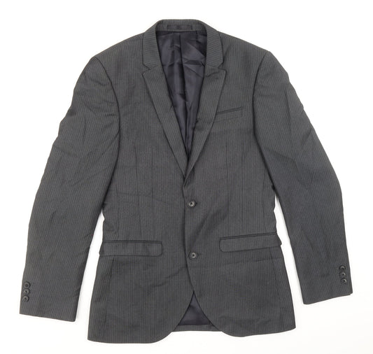 Mens UK Size 39 Marks and Spencer Regular Grey Suit Jacket