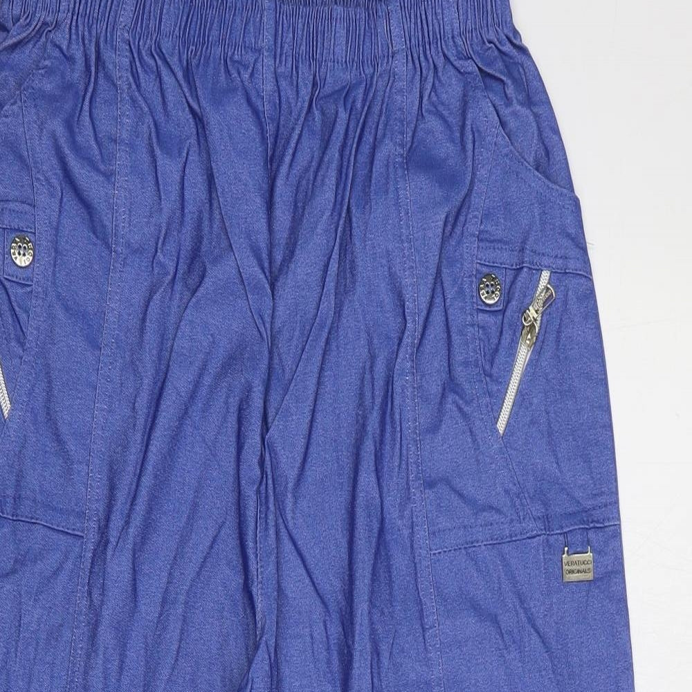 Preworn Womens Blue Cotton Straight Jeans Size 27 in Regular