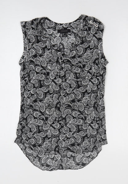 Womens UK Size 6 Atmosphere Black Basic Blouse