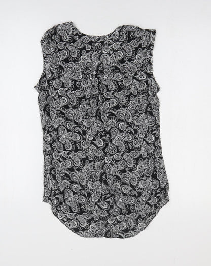 Womens UK Size 6 Atmosphere Black Basic Blouse