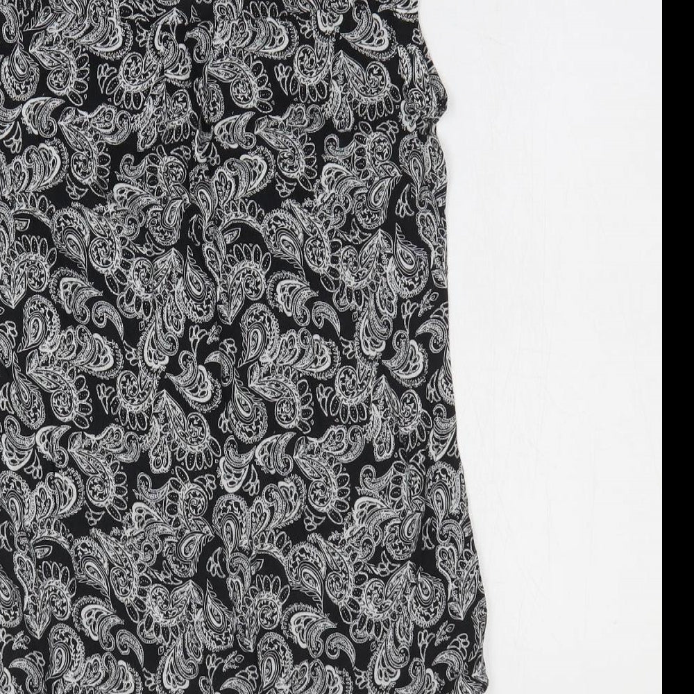 Womens UK Size 6 Atmosphere Black Basic Blouse
