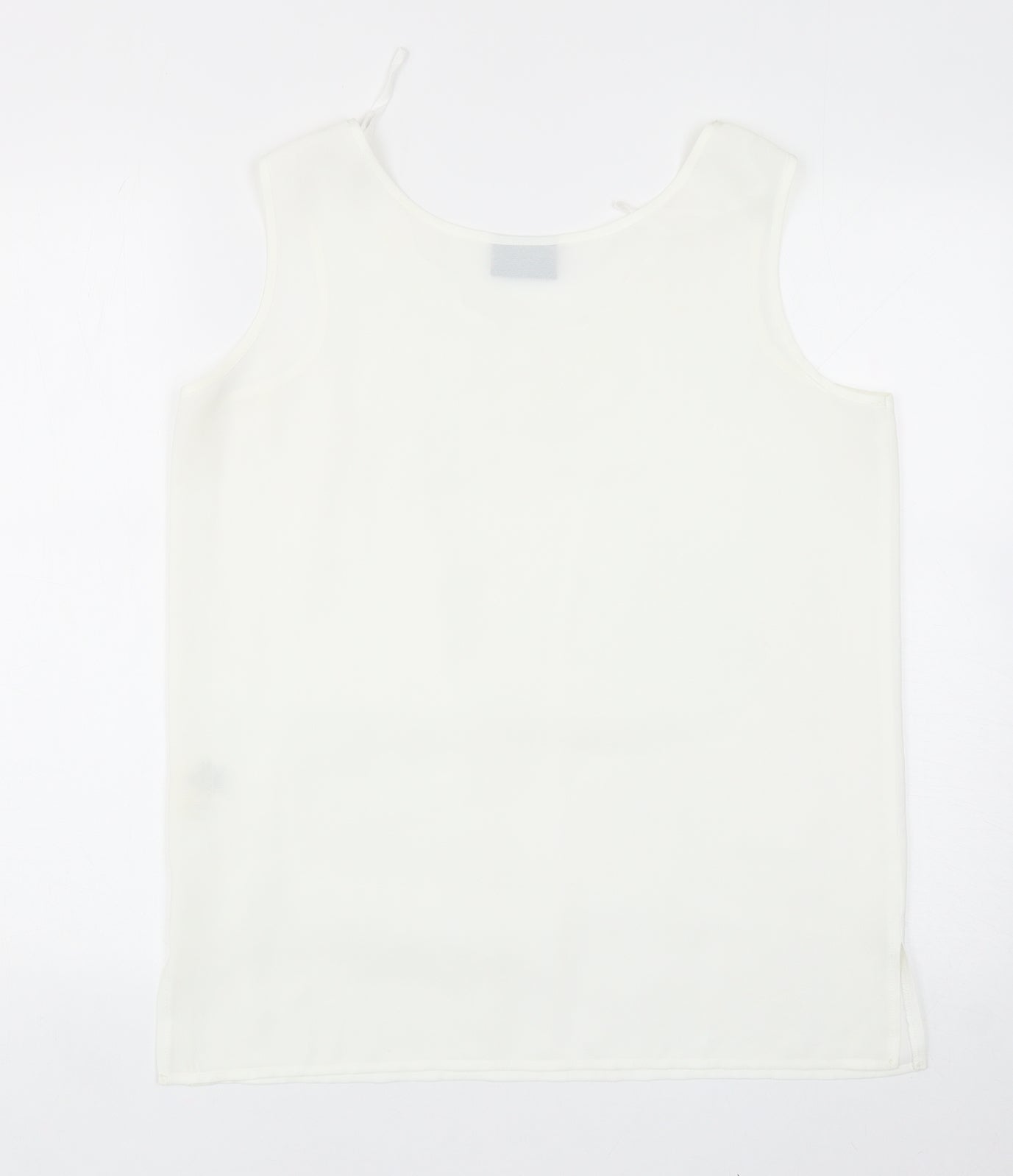 Womens UK Size 16 C&A White Basic Blouse