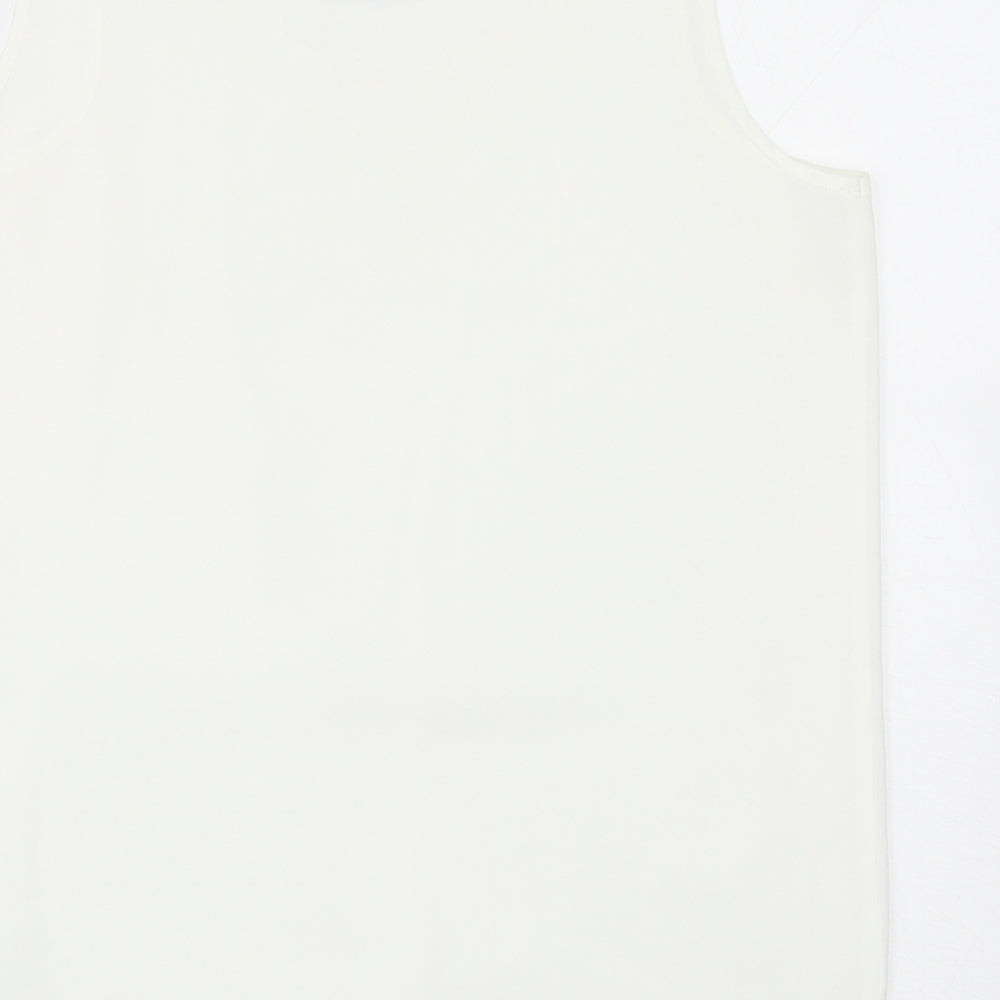 Womens UK Size 16 C&A White Basic Blouse