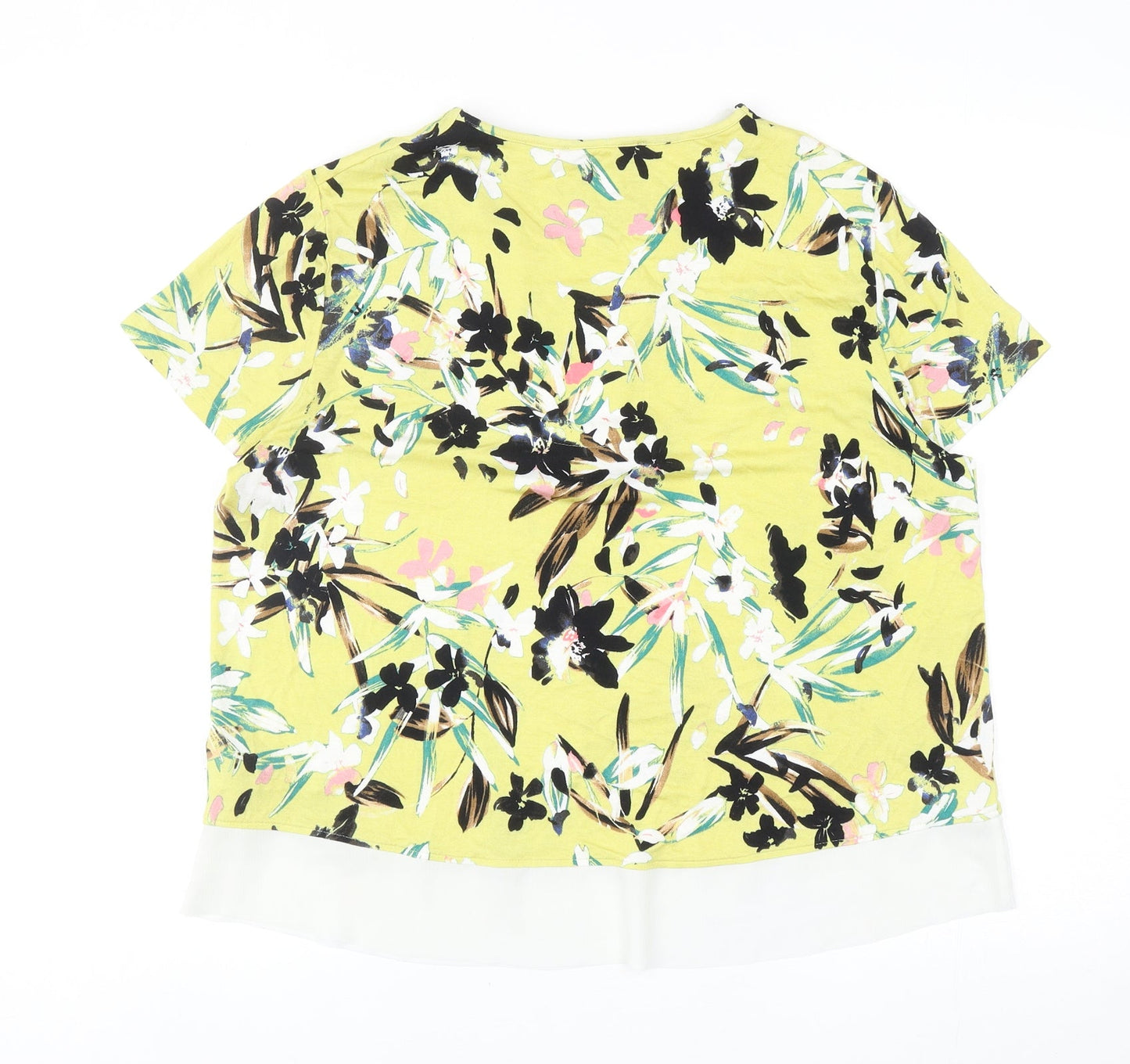 Womens UK Size 14 Marks and Spencer Multicoloured Basic Blouse