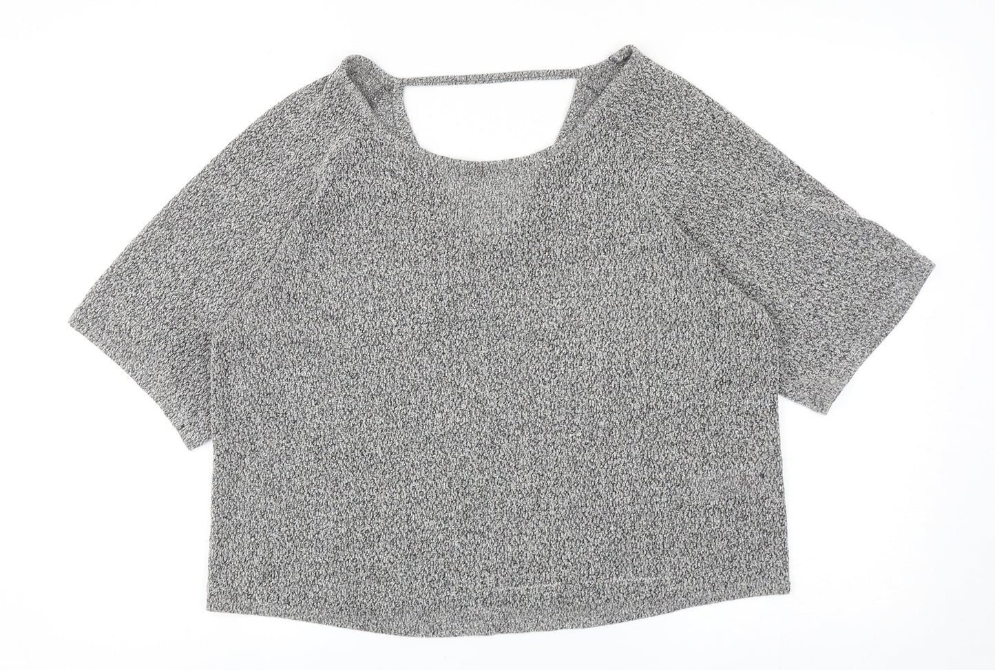 Womens UK Size 12 New Look Grey Pullover Jumper