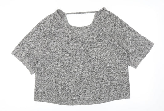 Womens UK Size 12 New Look Grey Pullover Jumper