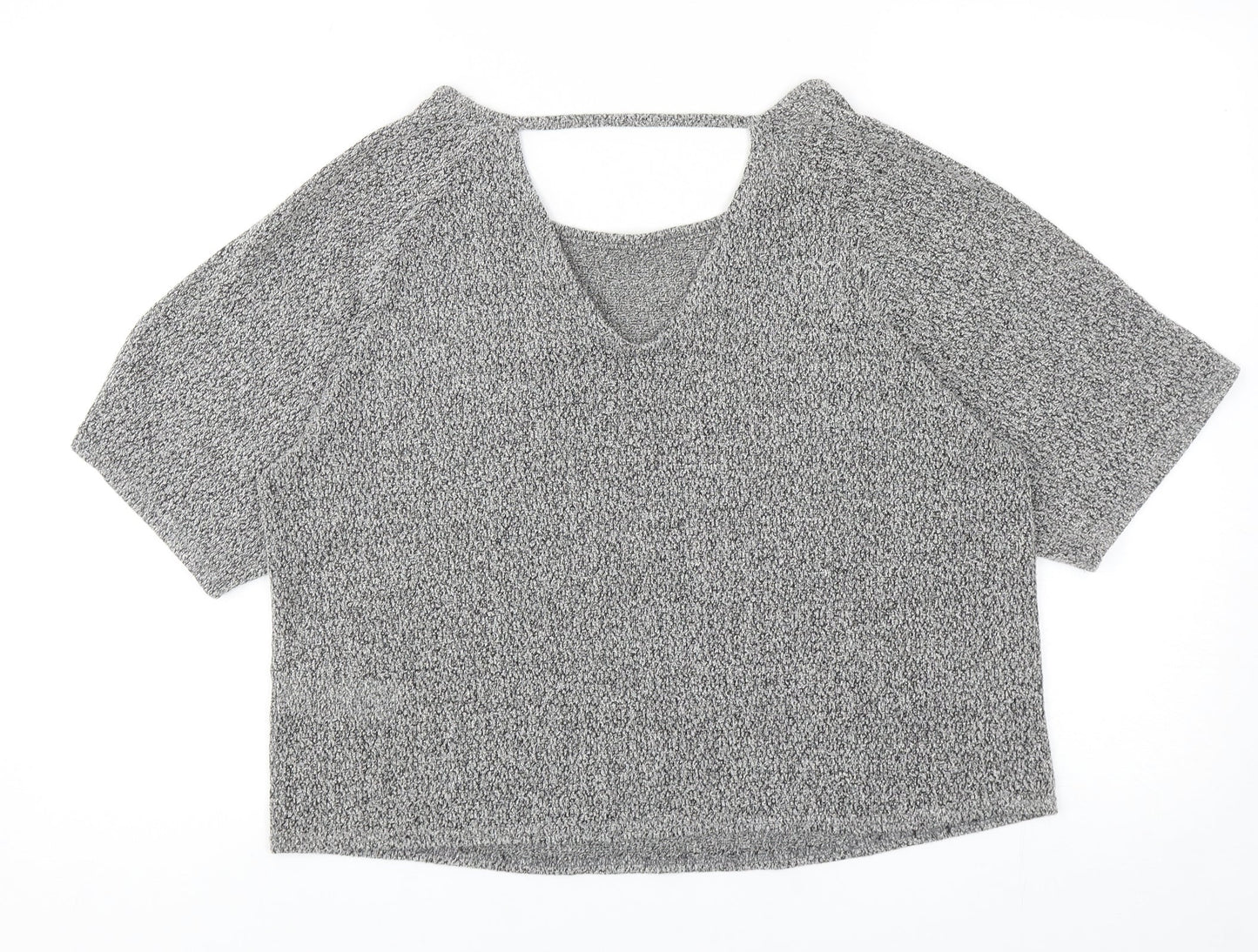 Womens UK Size 12 New Look Grey Pullover Jumper
