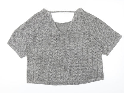 Womens UK Size 12 New Look Grey Pullover Jumper