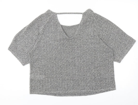 Womens UK Size 12 New Look Grey Pullover Jumper