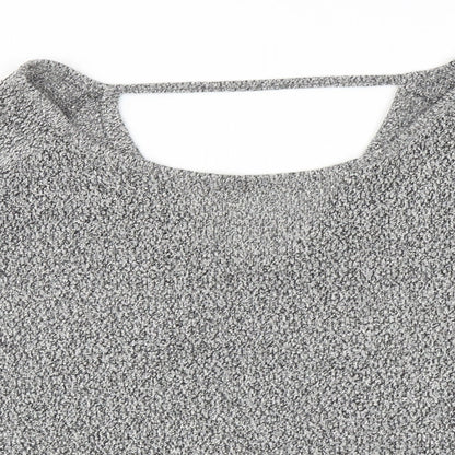 Womens UK Size 12 New Look Grey Pullover Jumper