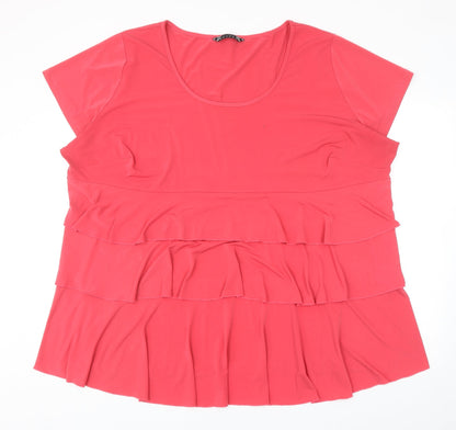 Womens UK Size 32 Joanna Hope Pink Basic T-Shirt