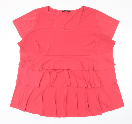 Womens UK Size 32 Joanna Hope Pink Basic T-Shirt