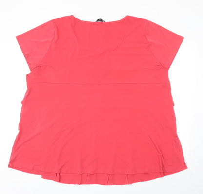 Womens UK Size 32 Joanna Hope Pink Basic T-Shirt