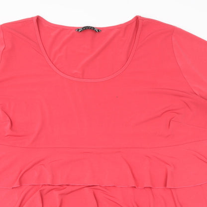 Womens UK Size 32 Joanna Hope Pink Basic T-Shirt