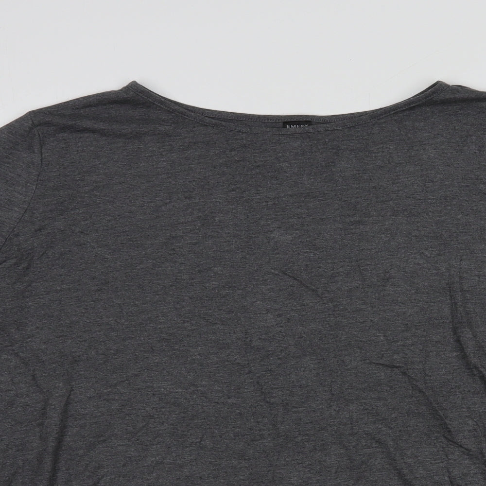 Womens UK Size 14 Emery Rose Grey Basic Blouse