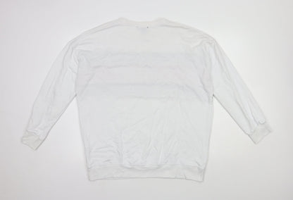Womens UK Size 18 New Look White Pullover Jumper