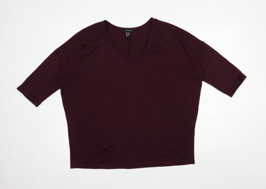Womens UK Size M New Look Red Pullover Jumper