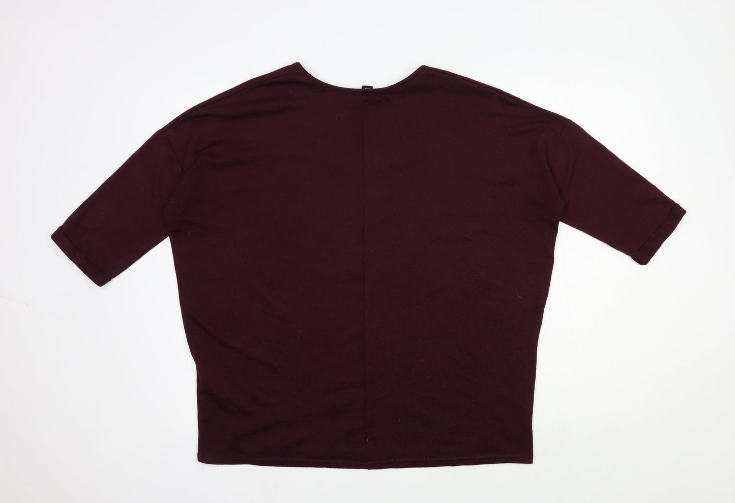 Womens UK Size M New Look Red Pullover Jumper