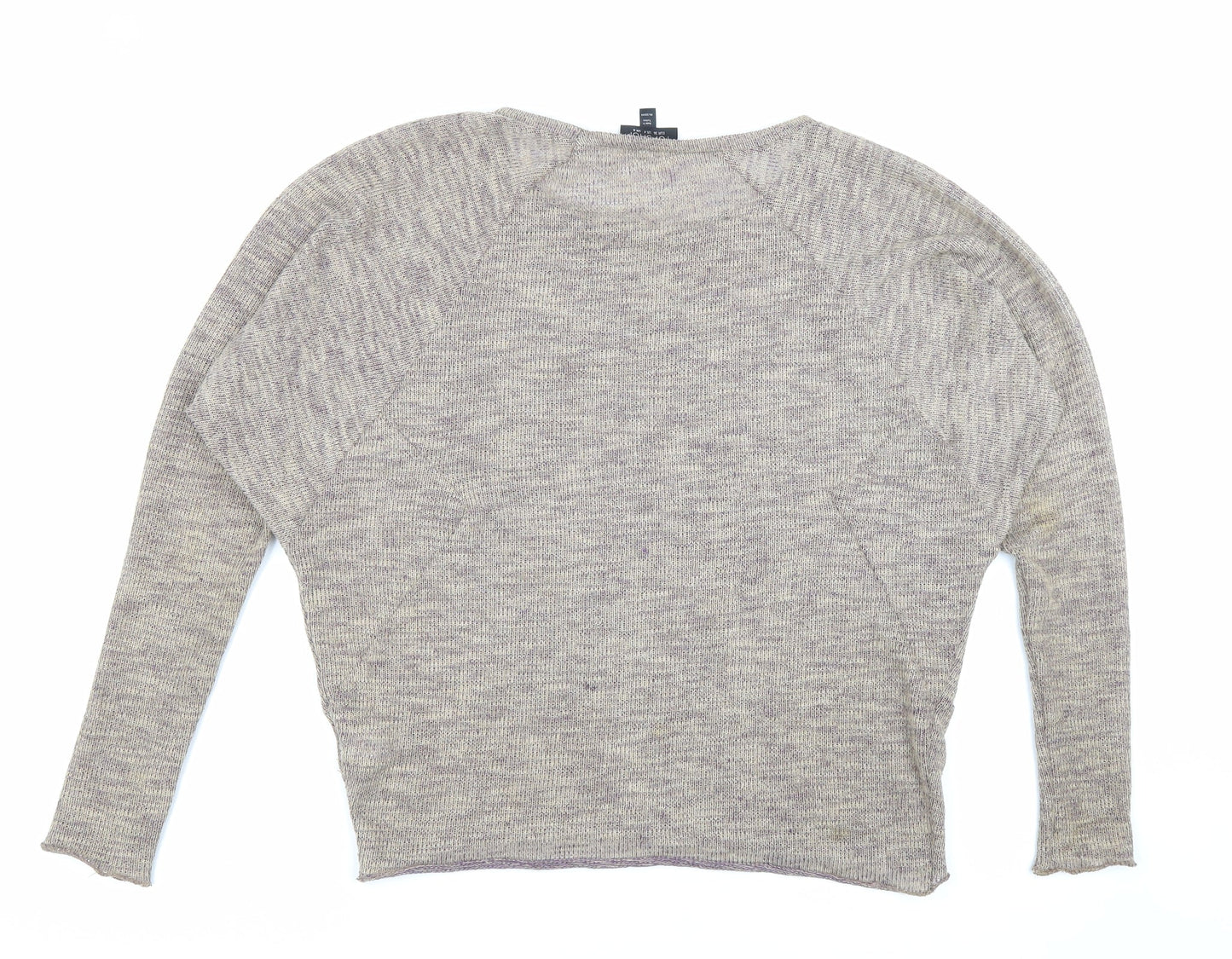Womens UK Size 8 Topshop Grey Basic Blouse