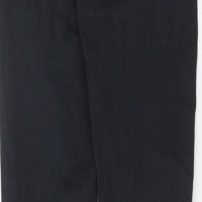 Topshop Womens Black Cotton Skinny Jeans Size 30 L32 in Regular Button