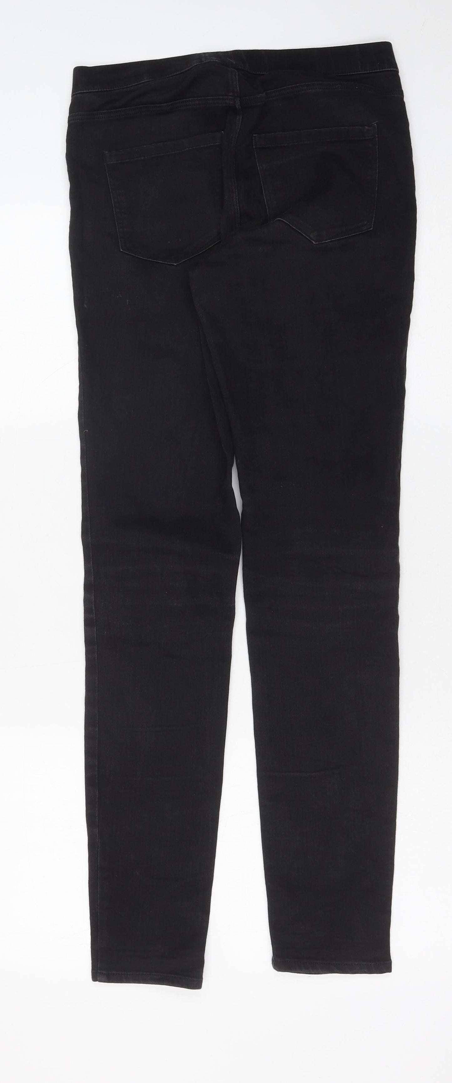 Womens UK Size 10 H&M Regular Fit Skinny Black Jeans