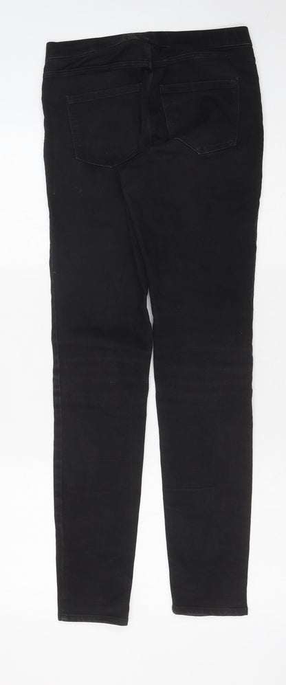 Womens UK Size 10 H&M Regular Fit Skinny Black Jeans