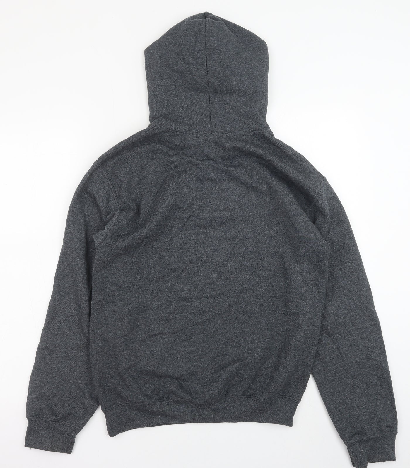 Mens UK Size S Gildan Grey Pullover Hoodie