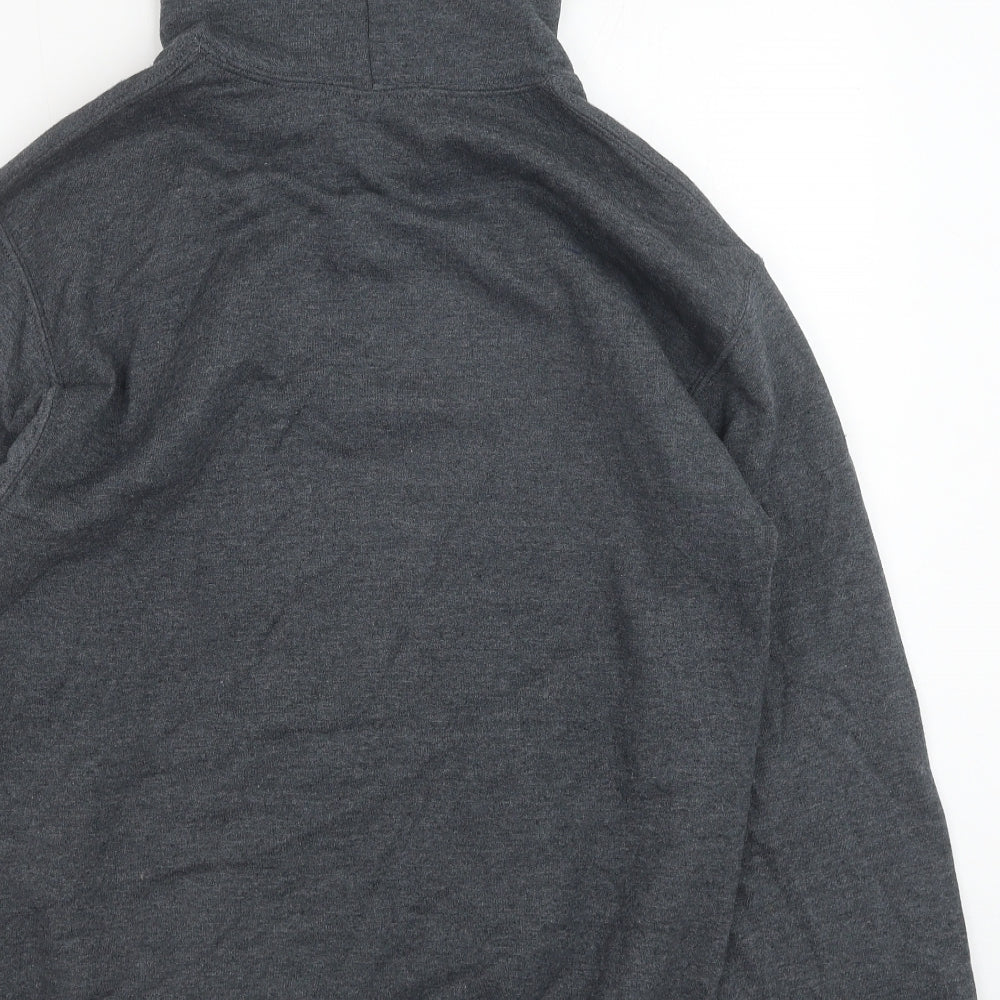 Mens UK Size S Gildan Grey Pullover Hoodie