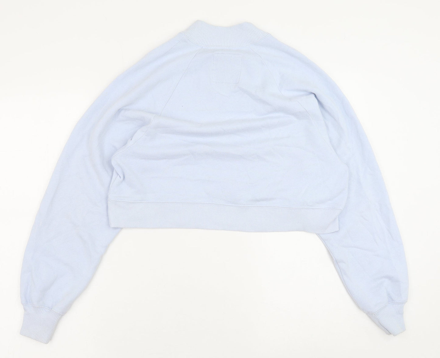 Hollister Womens Blue Cotton Pullover Sweatshirt Size XS Pullover - Butterfly Detail