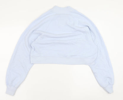 Hollister Womens Blue Cotton Pullover Sweatshirt Size XS Pullover - Butterfly Detail