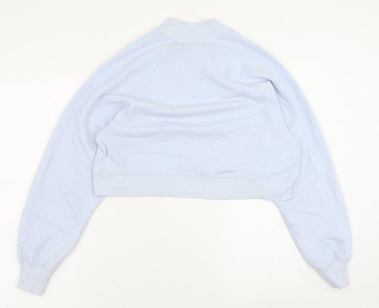 Hollister Womens Blue Cotton Pullover Sweatshirt Size XS Pullover - Butterfly Detail