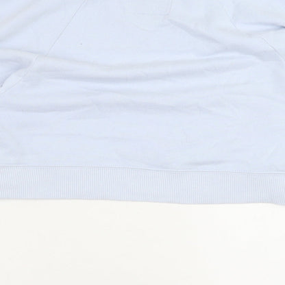 Hollister Womens Blue Cotton Pullover Sweatshirt Size XS Pullover - Butterfly Detail