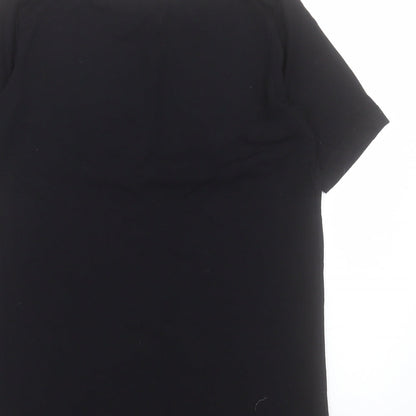 Womens UK Size 8 Select Black Basic T-Shirt