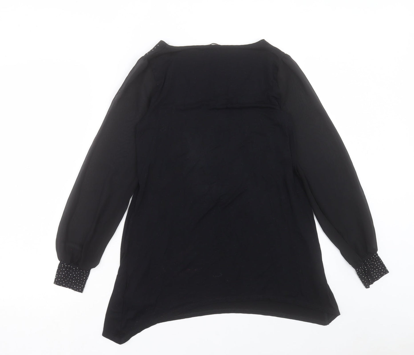 Womens UK Size 10 Marks and Spencer Black Basic Blouse