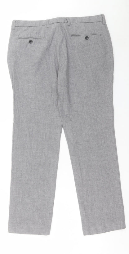 Womens UK Size 32 in Preworn Regular Fit  Grey Trousers