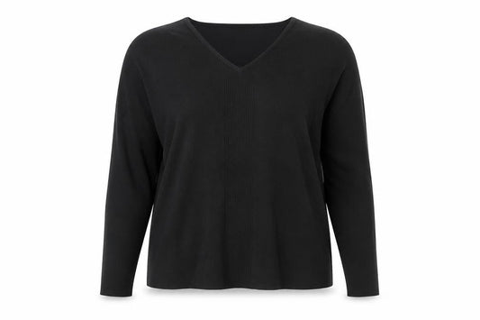 Womens UK Size 18 AMARANTO Black Pullover Jumper