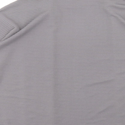 SheIn Womens Grey V-Neck Polyester Cardigan Jumper Size S