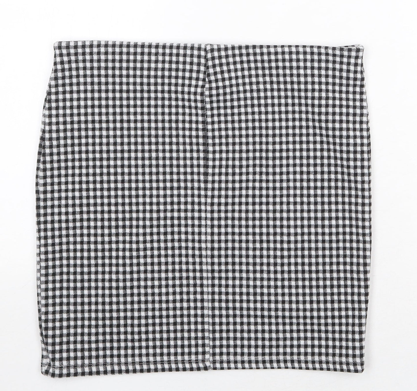 Atmosphere Womens Black Geometric Polyester A-Line Skirt Size 10