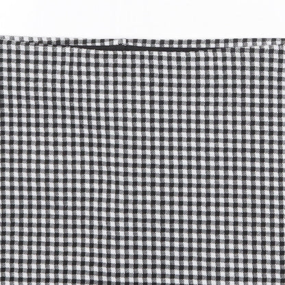 Atmosphere Womens Black Geometric Polyester A-Line Skirt Size 10