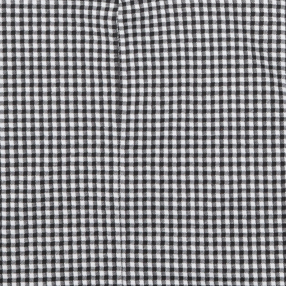 Atmosphere Womens Black Geometric Polyester A-Line Skirt Size 10