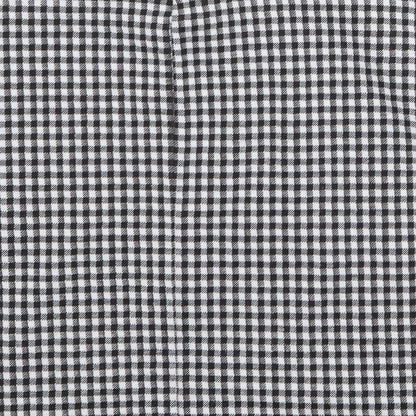 Atmosphere Womens Black Geometric Polyester A-Line Skirt Size 10