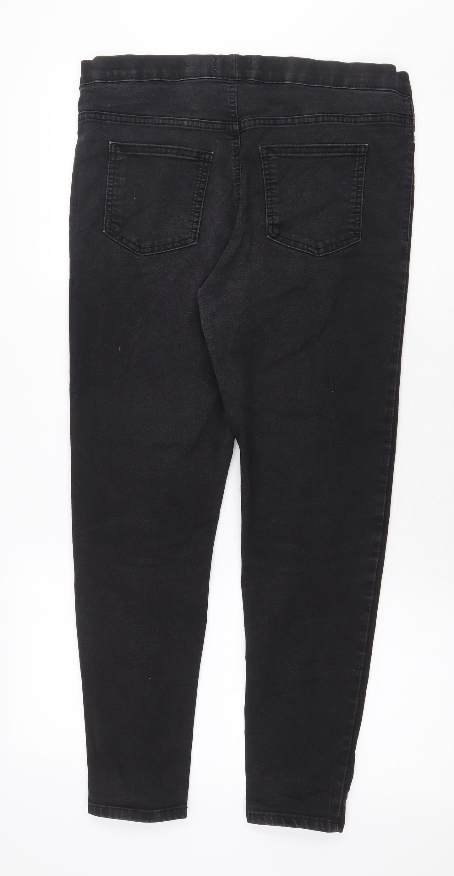 Womens UK Size 32 in Preworn Regular Fit Jegging Black Jeans