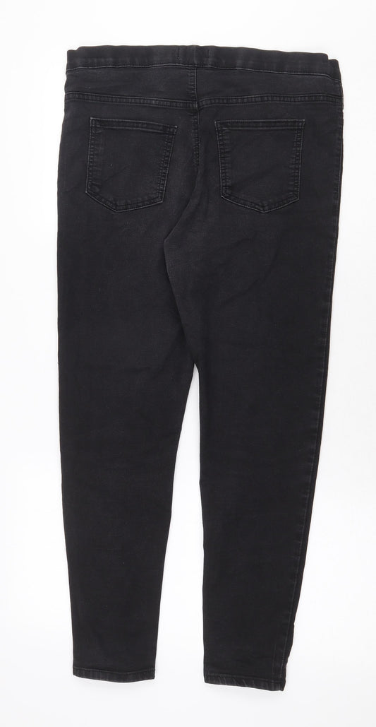 Womens UK Size 32 in Preworn Regular Fit Jegging Black Jeans