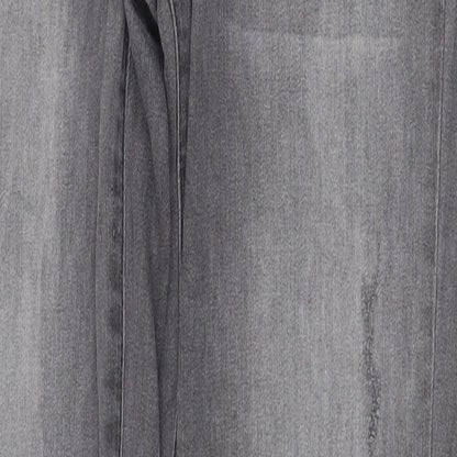 Vera Moda Mens Grey Cotton Skinny Jeans Size 28 in Regular Zip